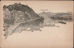 Vorläufer Rolandseck Hotel Roland ca. 1888 I-II