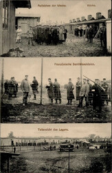 Merseburg (o-4200) Gefangenen-Lager 1914 II (Eckknick)Automatically ...