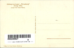 Merseburg (o-4200) Gefangenen-Lager 1914 II (Eckknick)Automatically ...