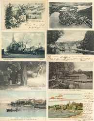 111250: Germany East, Zip Code O-12, 125 Erkner - Picture postcards