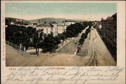 Gera (o-6500) Bahnhofstrasse, Litfaßsäule I  Automatically ...