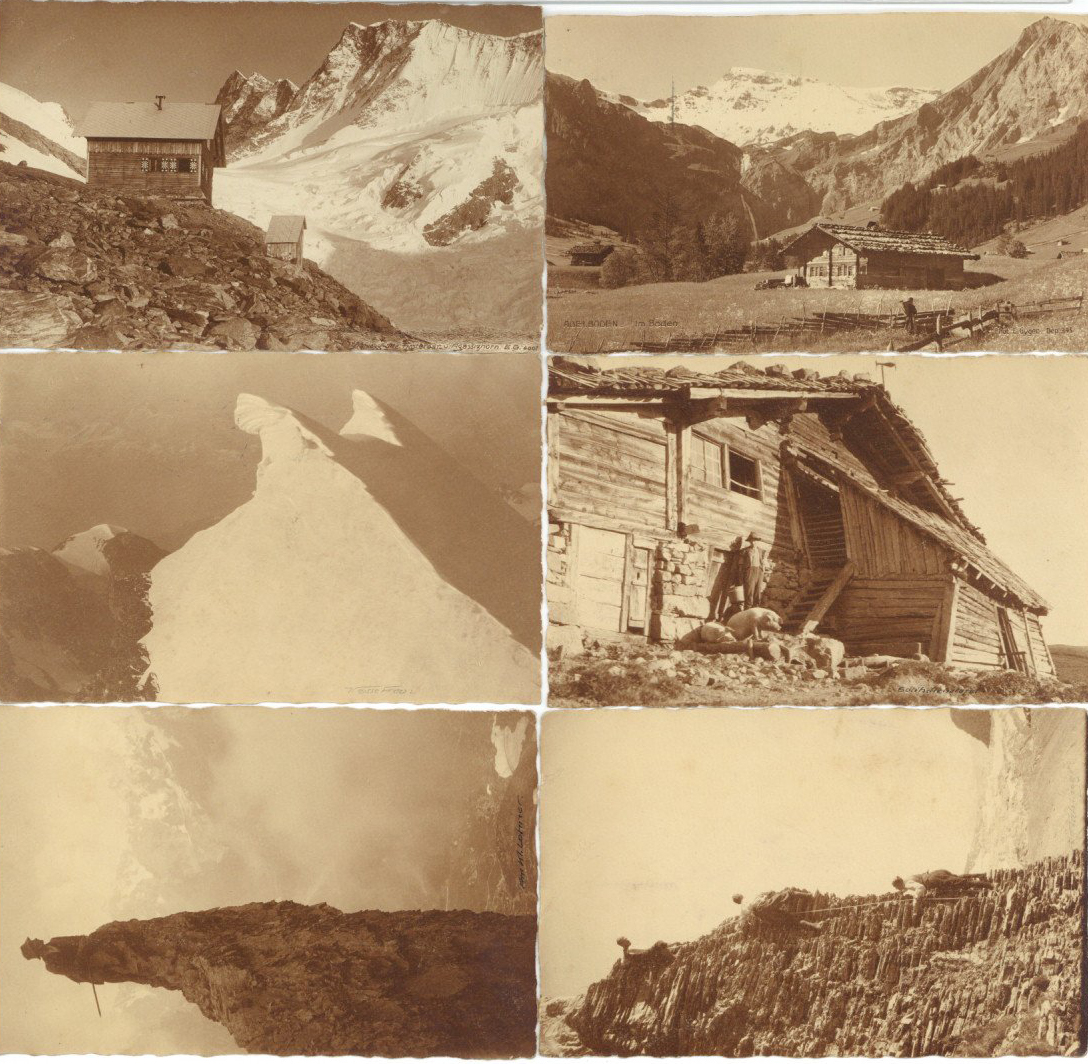Fotographie GYGER, Emanuel Schweiz Alleinverlag Lot mit 6 Foto-AK  ...