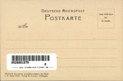 Vorläufer Erste Ansichtspostkarte der Welt Verlag H. Lange ...