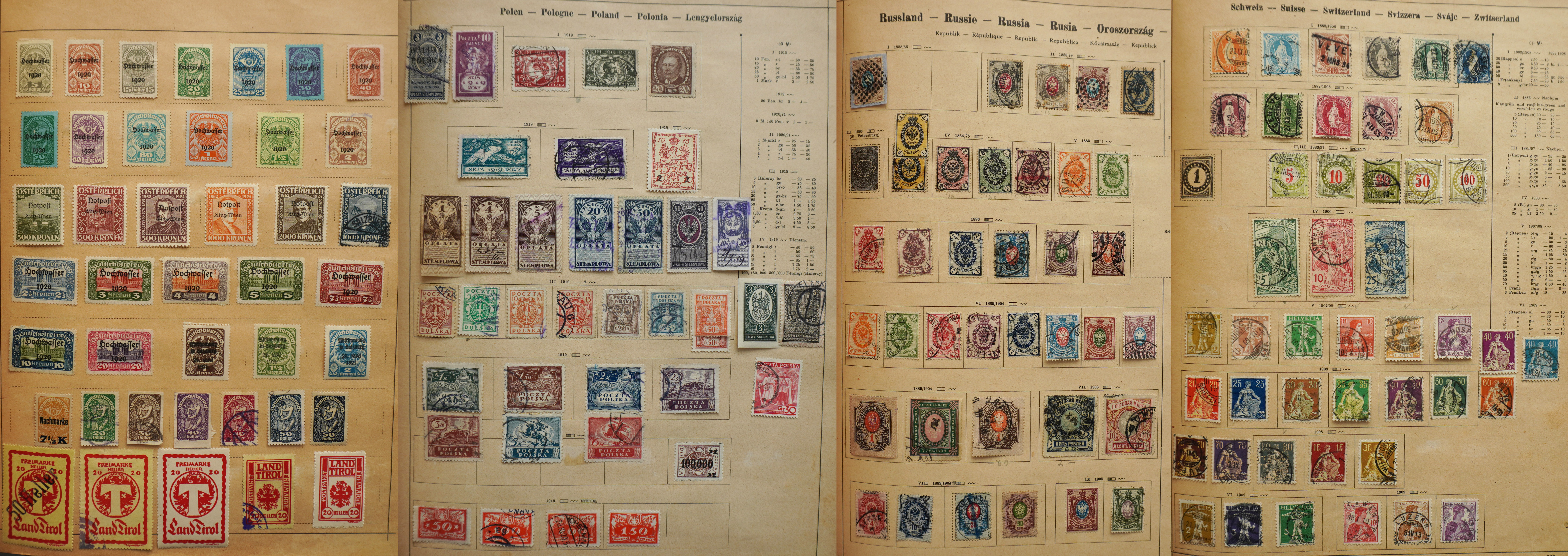 Alle Welt - dickes Schaubek-Album Viktoria-Permanent-Ausgabe 1922 ...