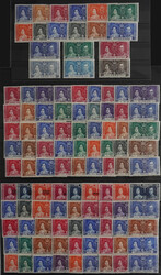 British Commonwealth 1937 Krönung König Georg und Elsabeth diverse ...