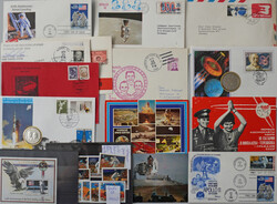 Weltraum Raumfahrt Thematik Lot mit 15 Teilen, dabei Numisbrief (1 ...