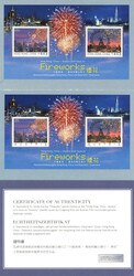 Hong Kong China/Österreich Fireworks Feuerwerk Gemeinschaftsausgabe ...