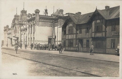 Kowel (Ukraine) Bahnhof, Fotokarte ca. 1915 I-II