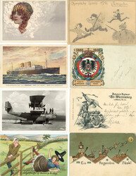7940: Lots and Collections Picture Postcards Topics - Picture postcards