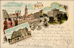 114000: Deutschland Ost, Plz Gebiet O-40, 400-409 Halle Ort