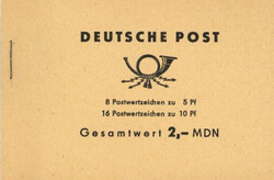 1380: German Democratic Republic - Stamp booklets