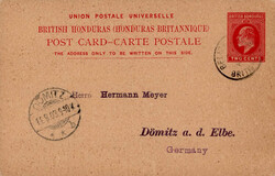 1965: British Honduras - Postal stationery
