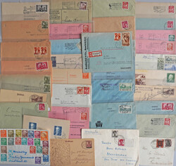 Saargebiet/Saarland/Saarland BUND - Lot mit 36 Belegen in ...