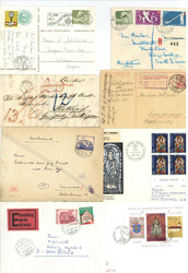 Schweiz/Liechtenstein - kleiner Posten mit ca. 70 Briefen, Belegen, ...