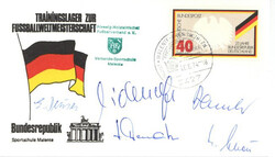 Fussball Weltmeisterschaft 1974 Sonder-Beleg zum Trainingslager in ...