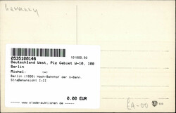 Berlin (1000) Hoch-Bahnhof der U-Bahn, Straßenansicht I-II  ...