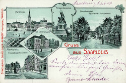 106630: Deutschland West, Plz Gebiet W-66, 663 Saarlouis - Postkarten