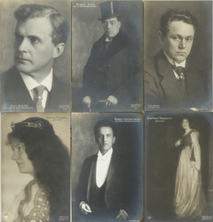 Fotographie ERFURTH, Hugo Lot mit 12 AK Schauspieler und Opernsänger ...