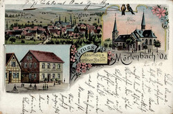 106940: Deutschland West, Plz Gebiet W-69, 694 Weinheim- Bergstr. - Postkarten