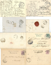 Mainz - Bahnpost Sammlung mit ca. 130 Belegen (Briefe, Postkarten, ...