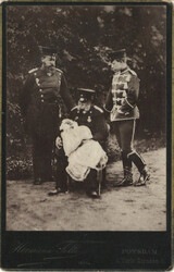 Adel Preussen Kabinettfoto Kaiser Wilhelm I., Friedrich III. und ...