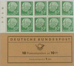 1420: German Federal Republic - Stamp booklets