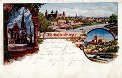108750: Germany West, Zip Code W-87, 875 Aschaffenburg - Picture postcards