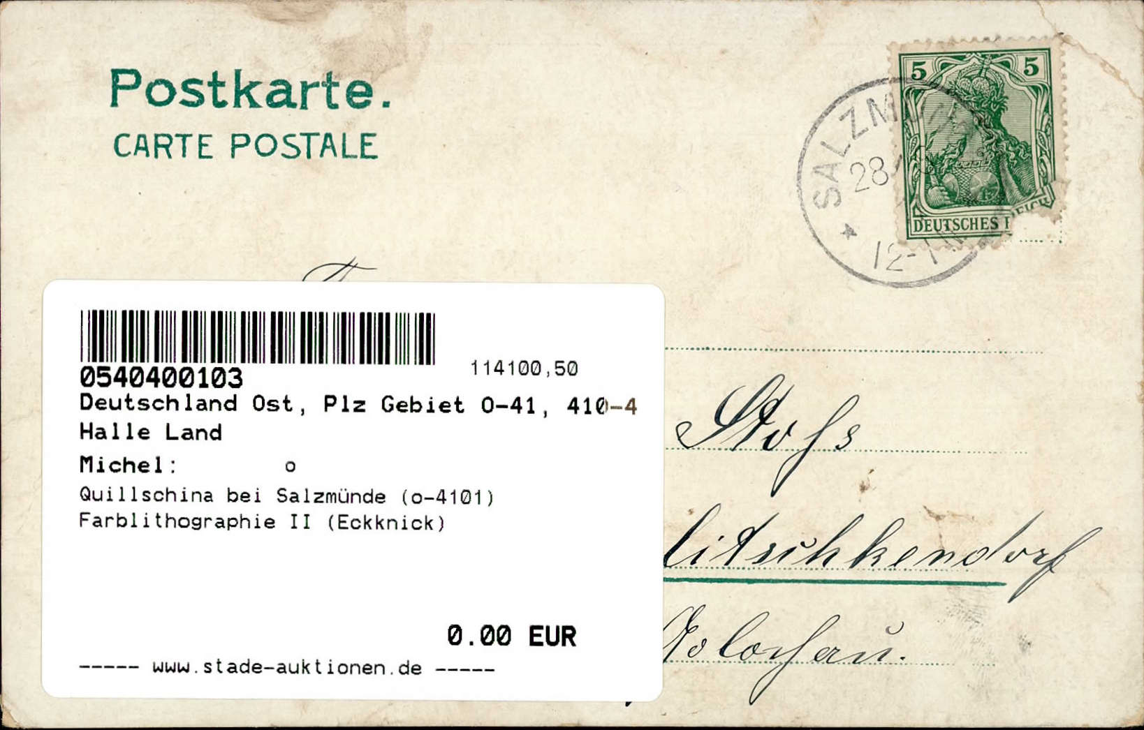 Image 1 for lot number 9573 for 70. Stade Auktion