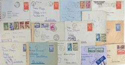2650: Französische Post in Marokko - Briefe Posten