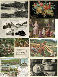 7940: Lots and Collections Picture Postcards Topics - Picture postcards