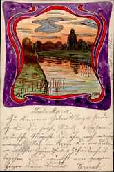 Handgemalt 1900 I-II  Automatically generated translation: Hand ...