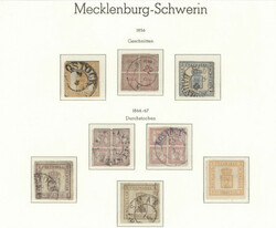 55: Old German States Mecklenburg Schwerin - Collections