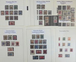 7017: Collections and Lots German Occupation I. Worldwar - Collections