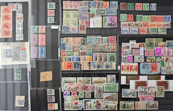 Alle Welt - Lot mit acht ehemaligen Auktionslosen (Rückläufer), mit ...