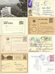 Rumänien kleines Lot mit 30 Belegen, Ganzsachen, Postkarten, FDC, in ...