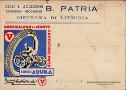 Werbung Reifen Super Aquila II (fleckig)