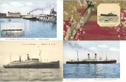 Japan Lot mit 5 AK japanische Schiffe  Automatically generated ...