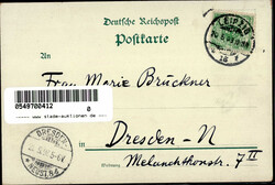 Leipzig (o-7000) Cajeris Restaurant Ofenstube 1898 I-IIAutomatically ...