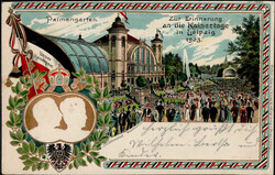 Leipzig (o-7000) Präge-AK Zur Erinnerung an die Kaisertage 1903 ...