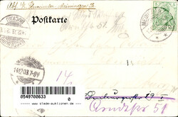 Meiningen (o-6100) Schützenhaus, Schloss Landsberg 1903 ...