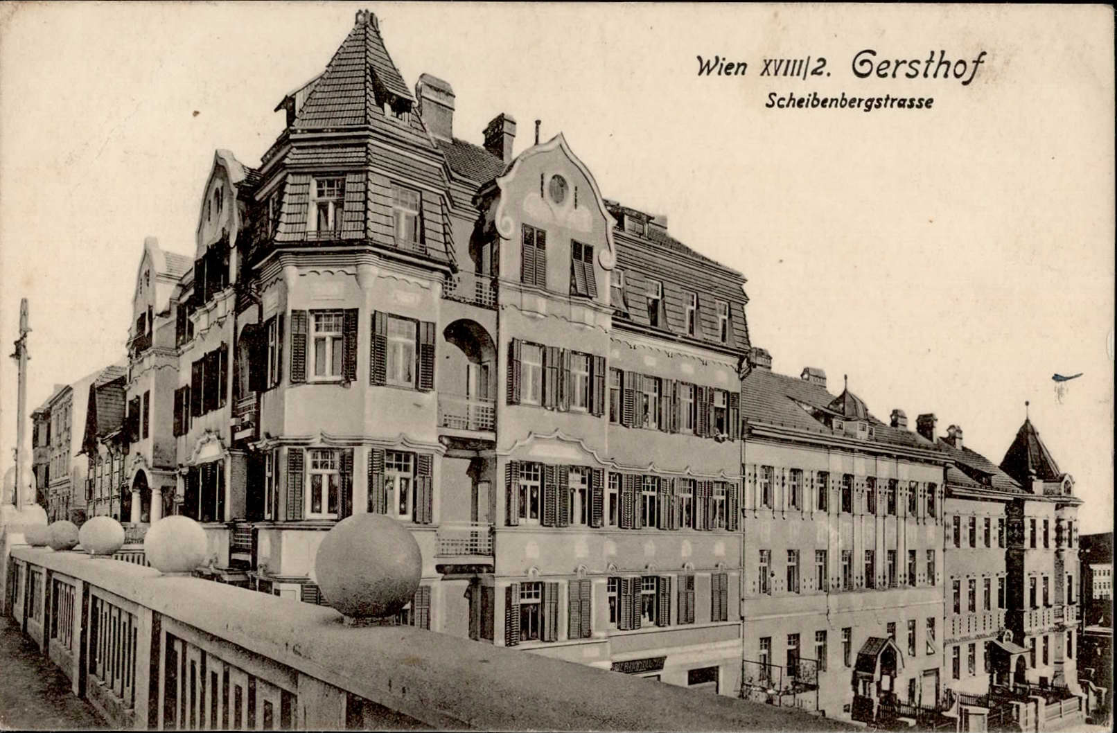 Wien Gersthof (Österreich) Scheibenbergstrasse 1926 ...