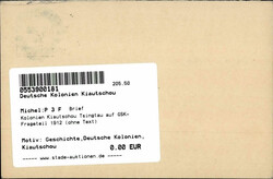 Kolonien Kiautschou Tsingtau auf GSK-Frageteil 1912 (ohne ...