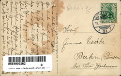 Berlin (1000) Usedomstrasse, Ev. Kirche, Handlung Buchholz 1915 II ...