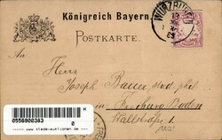 Vorläufer Scheiner Nr. 227 Würzburg 1883 II- ...