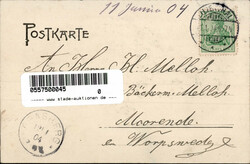 Lilienthal (2804) Amtshaus und Sparkasse 1904 I-IIAutomatically ...