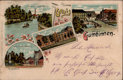 Gumbinnen Infanterie-Kaserne, Weinhaus Rehaag 1902 I-IIAutomatically ...
