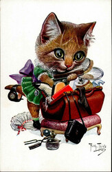 Thiele, Arthur Katze TSN Serie 1892 I-II  Automatically generated ...