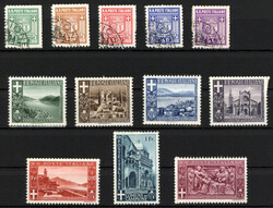 Campione d`Italia Nr. 1-12 kpl. O/(*) Gefälligkeitsstempel, kp. ...