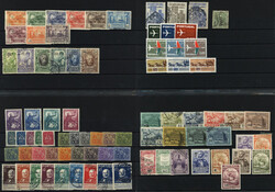 Portugal Lot auf vier Steckkarten ungebraucht/O in stark ...