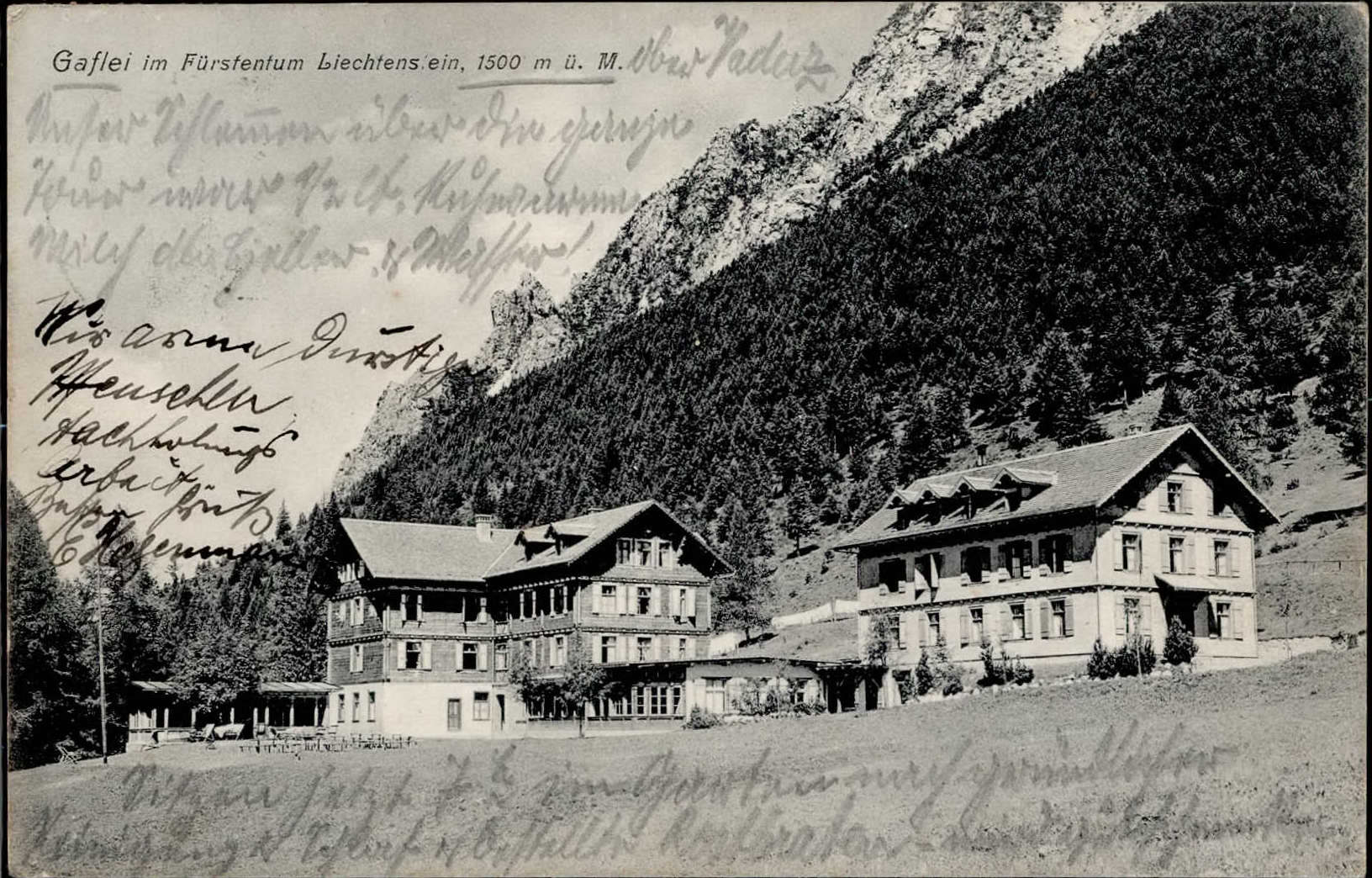 Gaflei (Liechtenstein) Alpen-Kurhaus I-IIAutomatically generated ...
